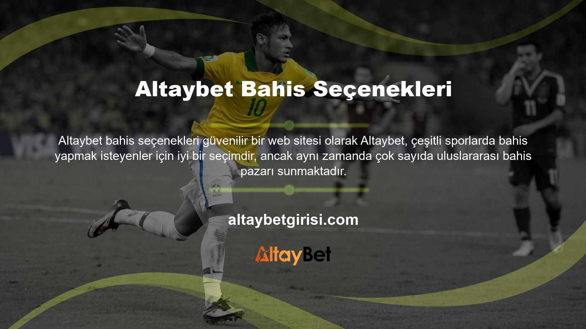 Türkiye olmayan bahisçilerin Altaybet katılmaları gerekmese de, bu Türk bahisçileri için kesinlikle gereklidir, çünkü birçok yasal Türk bahis sitesi vardır ve bu bunlardan biridir